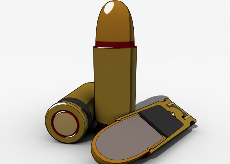 Cross Sections of Bullets 3d model download — 3D model download