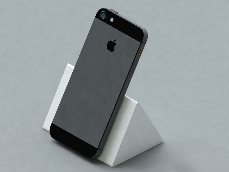 Apple iPhone 5 Black 3d model download — 3D model download