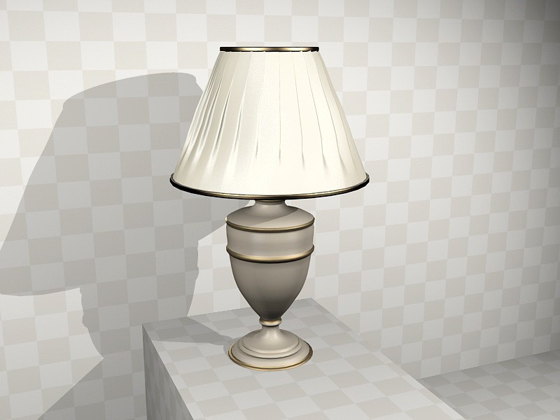 Decorative Table Lamp for Living Room 3d model download — 3D model download