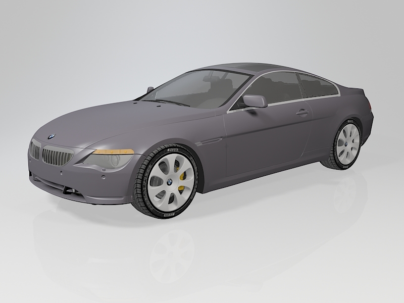 BMW 6 Series Sedan 3d model download — 3D model download