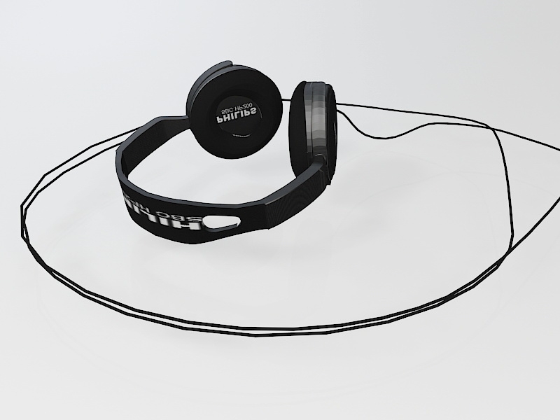 Philips Earphone 3d model download — 3D model download