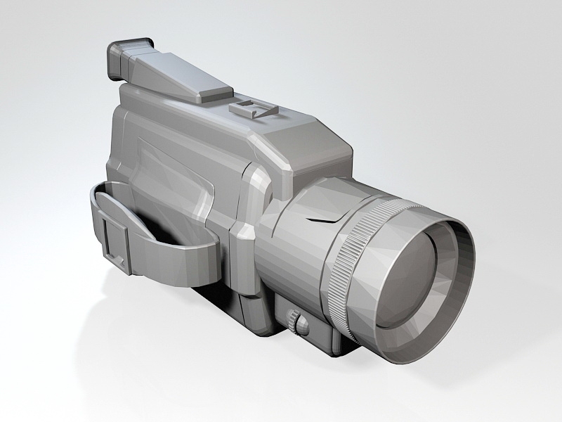 HD Video Camera 3d model download — 3D model download
