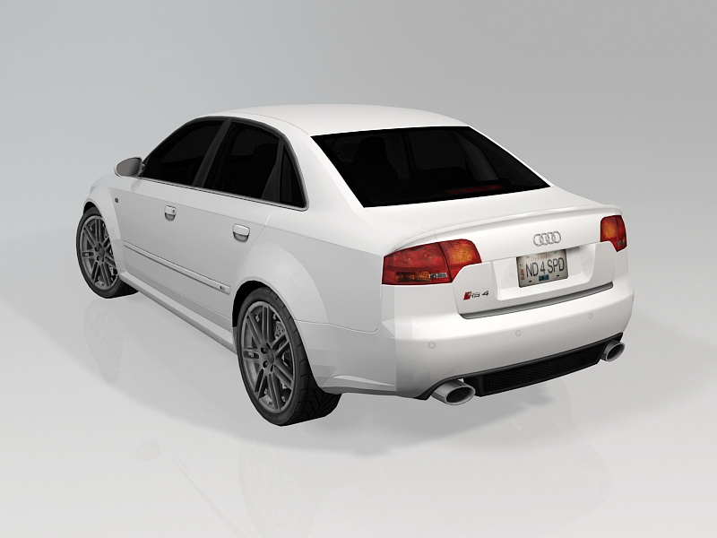 Audi B7 RS4 3d model download — 3D model download