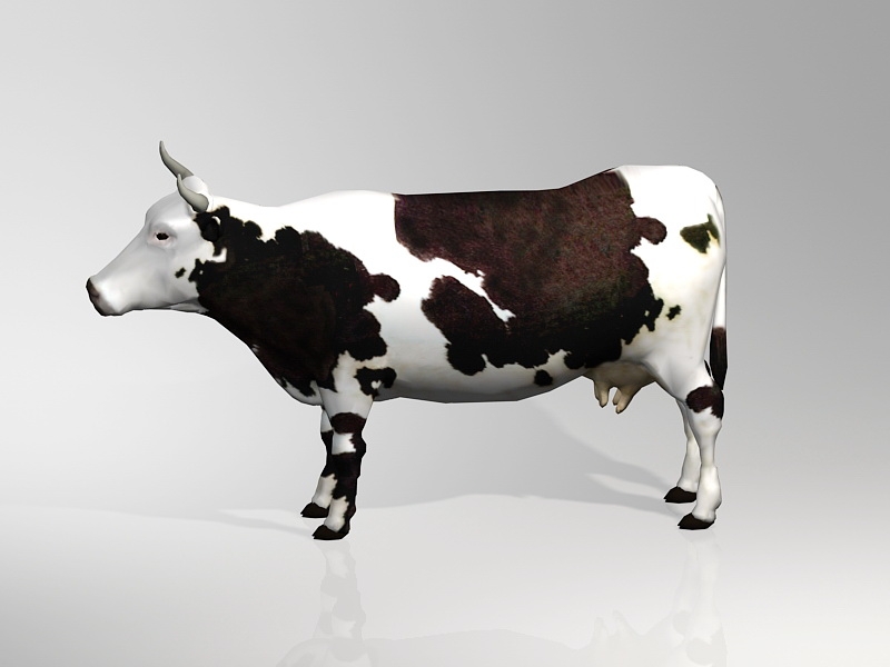 Dairy Farm Cow 3d model download — 3D model download
