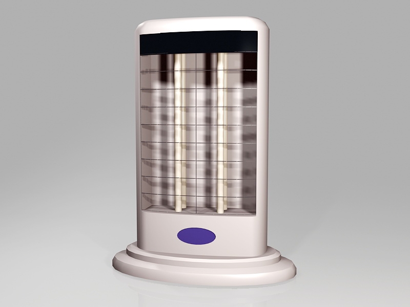 Portable Electric Heater 3d model download — 3D model download