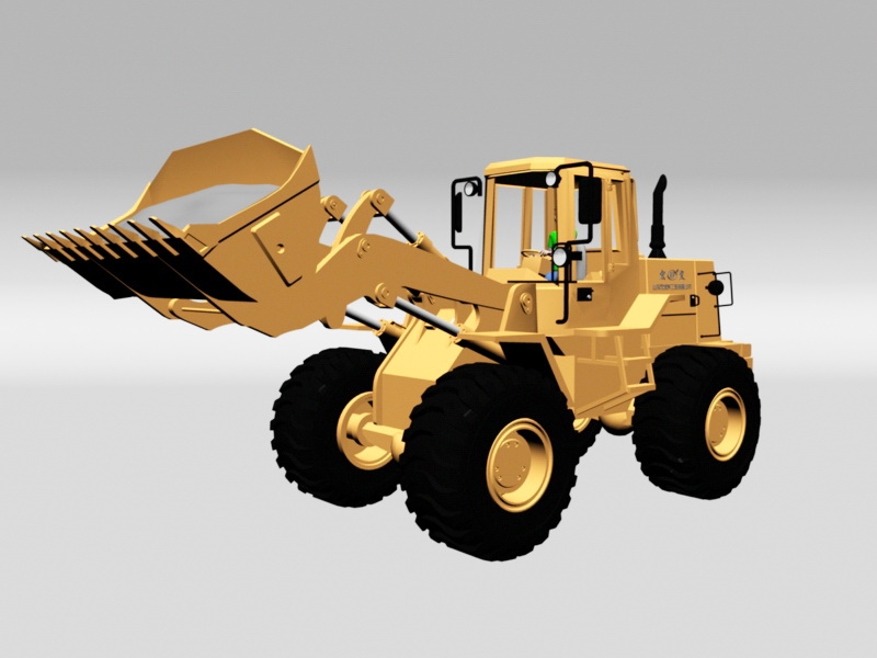 Earth Scraper Machine 3d model download — 3D model download
