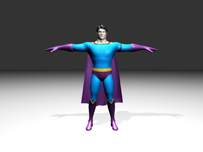 Classic Superman 3d model download — 3D model download