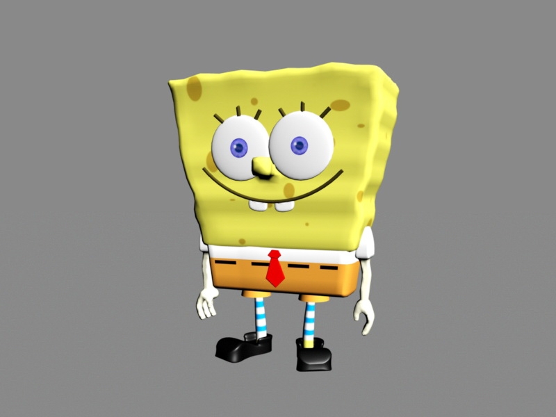 Spongebob Character 3d model download — 3D model download