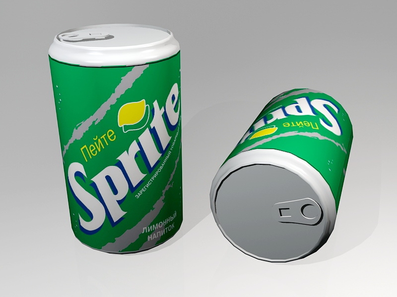 Sprite Can 3d model download — 3D model download
