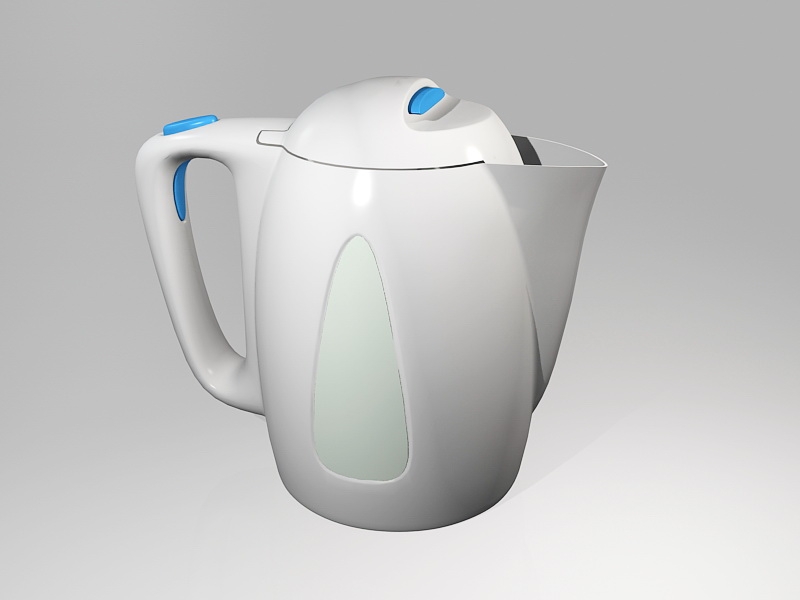 Boiling Water Kettle 3d model download — 3D model download