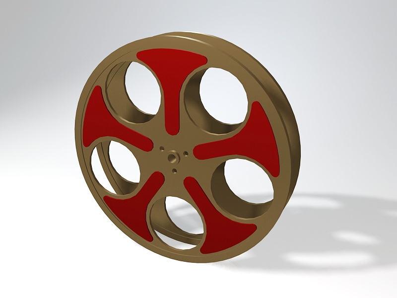 Old Movie Reel 3d model download — 3D model download