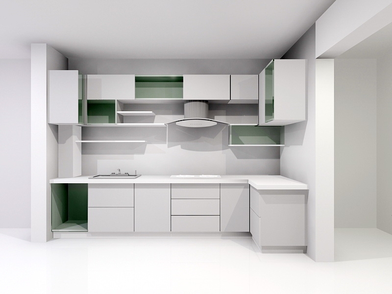 Contemporary Kitchen Ideas 3d model download — 3D model download