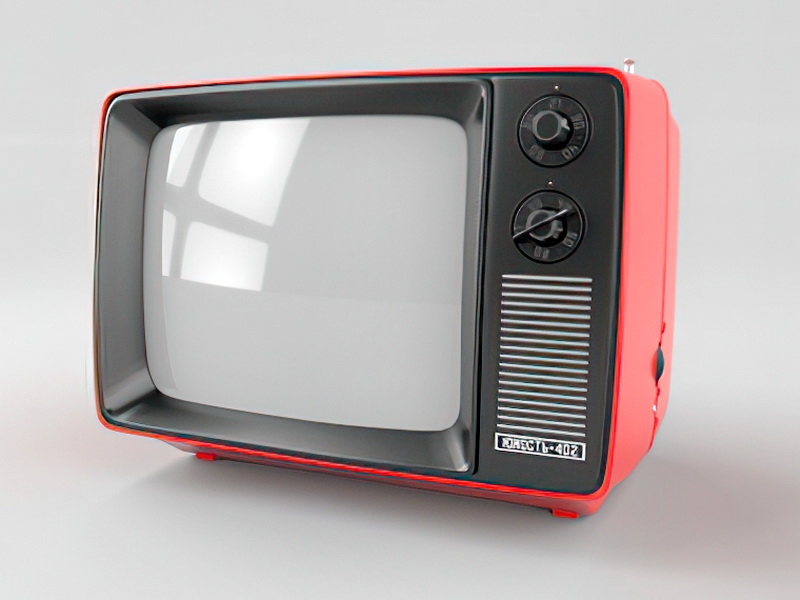 Old Television 3d model download — 3D model download