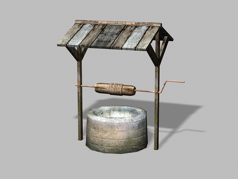 Old Water Well 3d model download — 3D model download