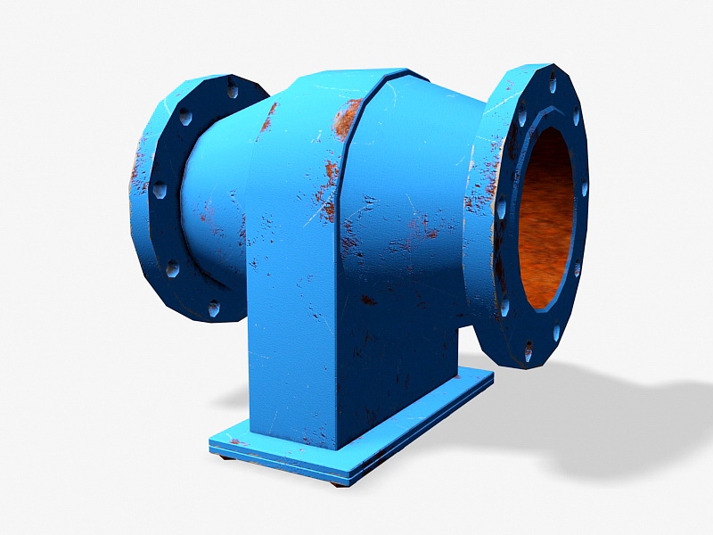 Deflagration Flame Arrester 3d model download — 3D model download