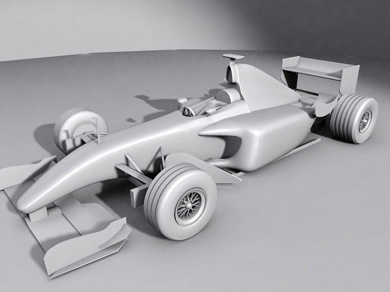 Ferrari F1 Race Car 3d model download — 3D model download