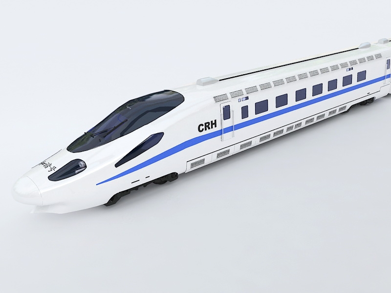 China CRH High Speed Train 3d model download — 3D model download