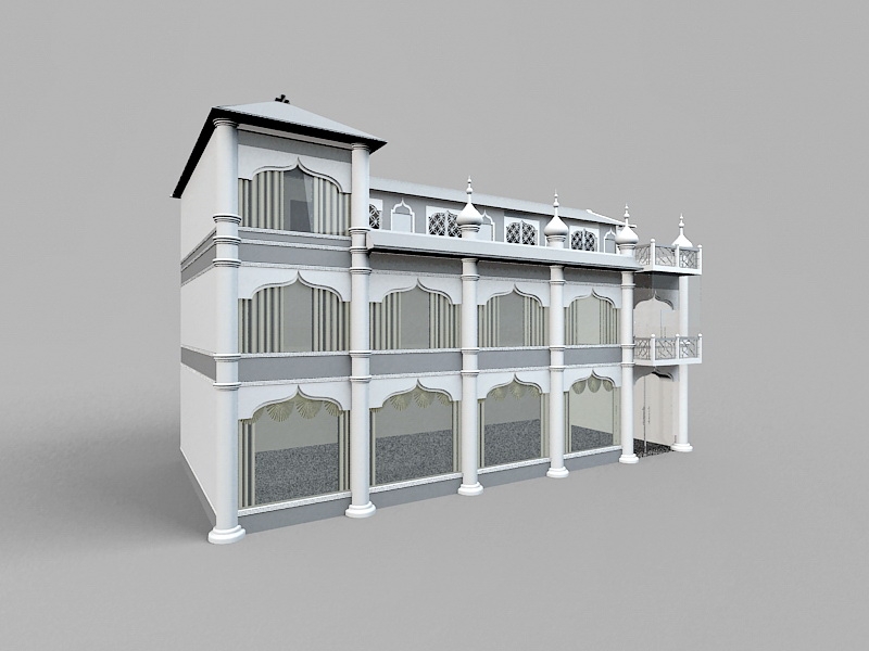 Arabian House Design 3d model download — 3D model download