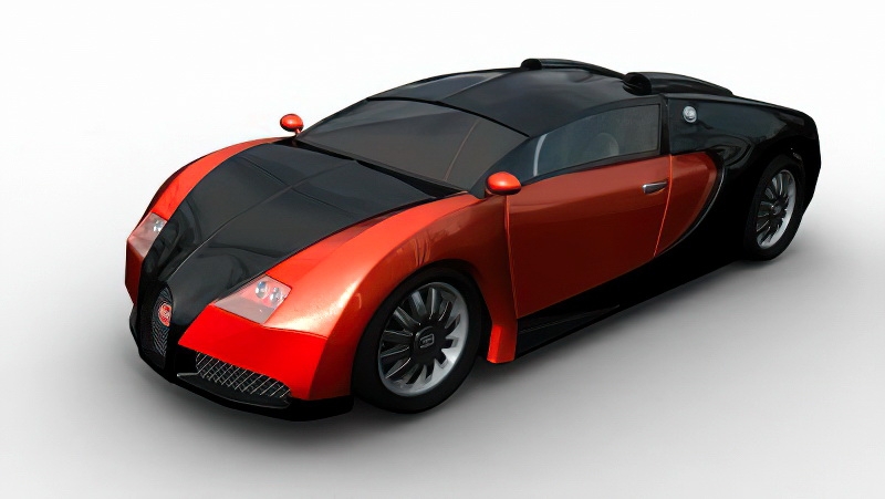Bugatti Veyron Finish 3d model download — 3D model download