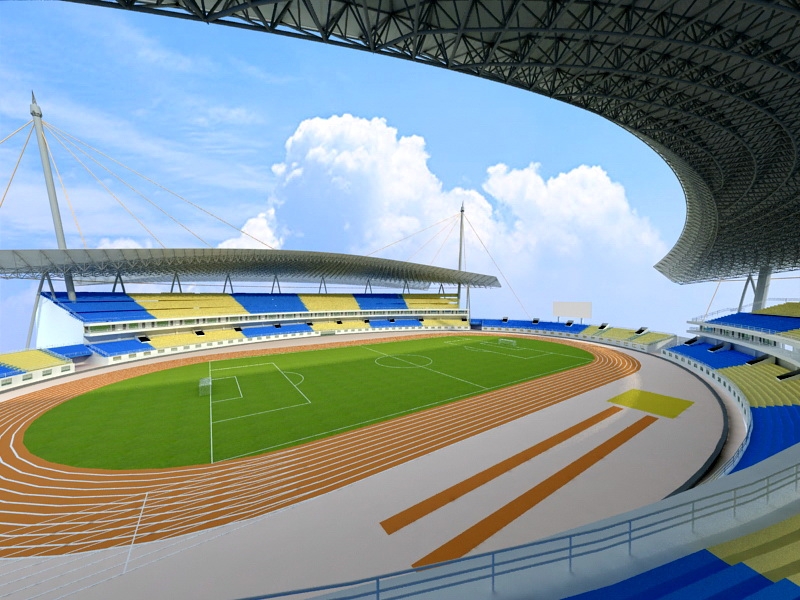 Arena Football Stadium 3d model download — 3D model download