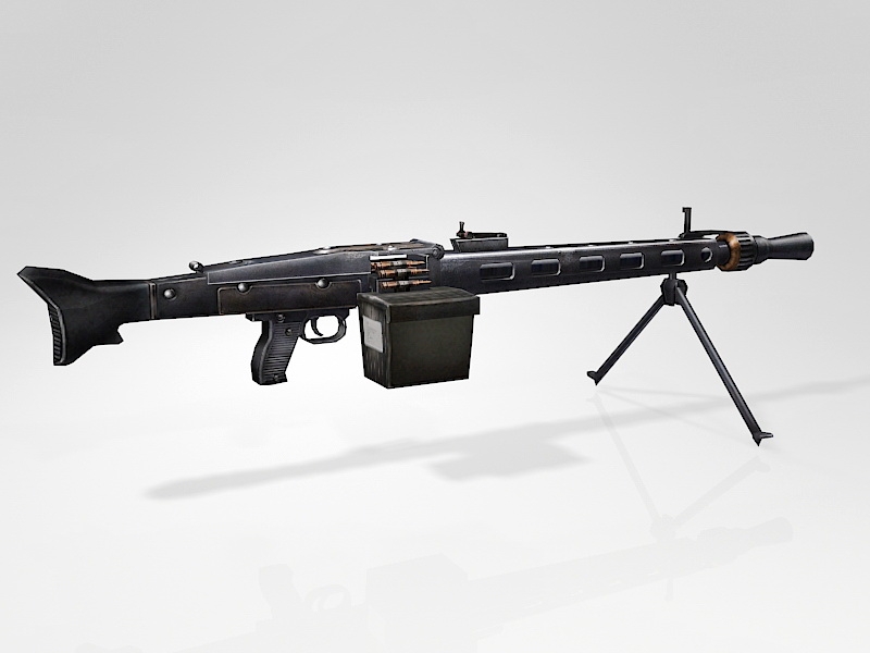 MG 3 Machine Gun 3d model download — 3D model download