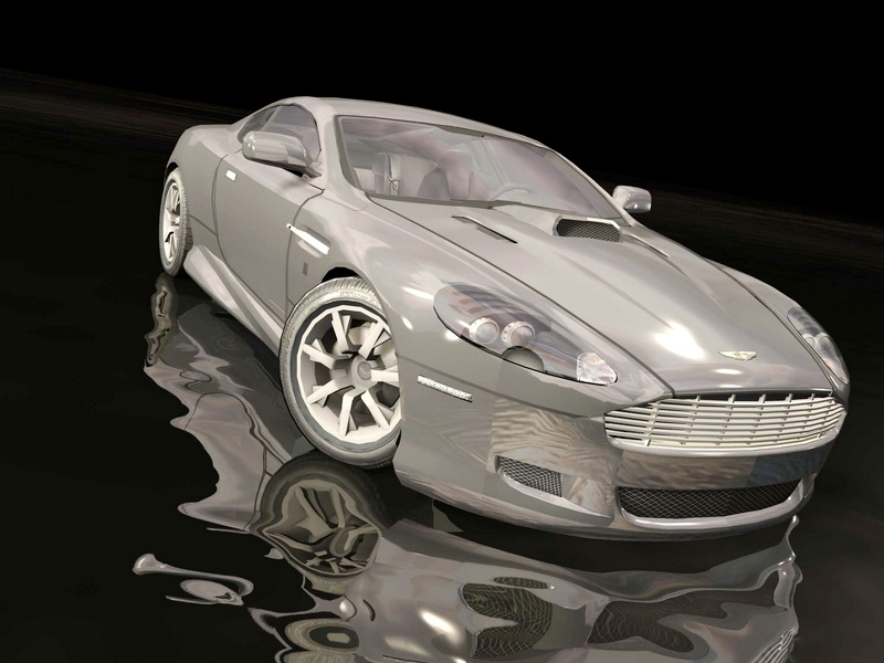 Aston Martin DB9 3d model download — 3D model download