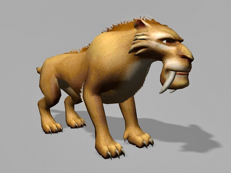 Ice Age Lion 3d model download — 3D model download