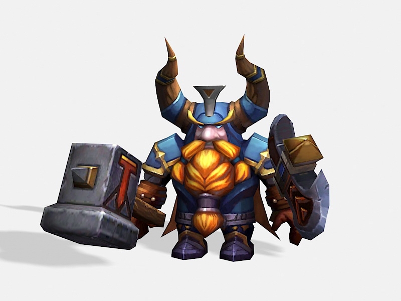Muradin Hero Concept 3d model download — 3D model download