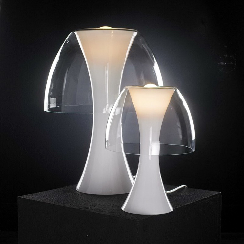Minimalist White Acrylic Table Lamp 3d model download — 3D model download