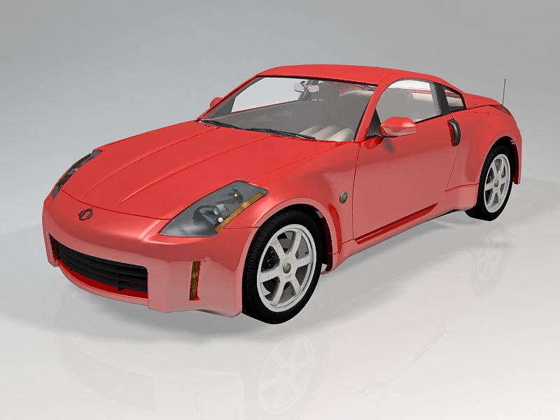 Nissan 350Z Sports Car 3d model download — 3D model download