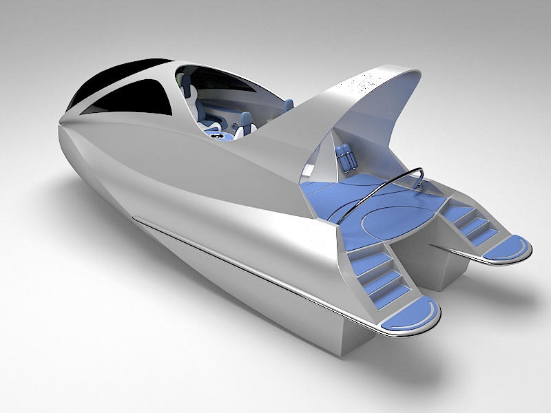 Mini Jet Capsule 3d model download — 3D model download