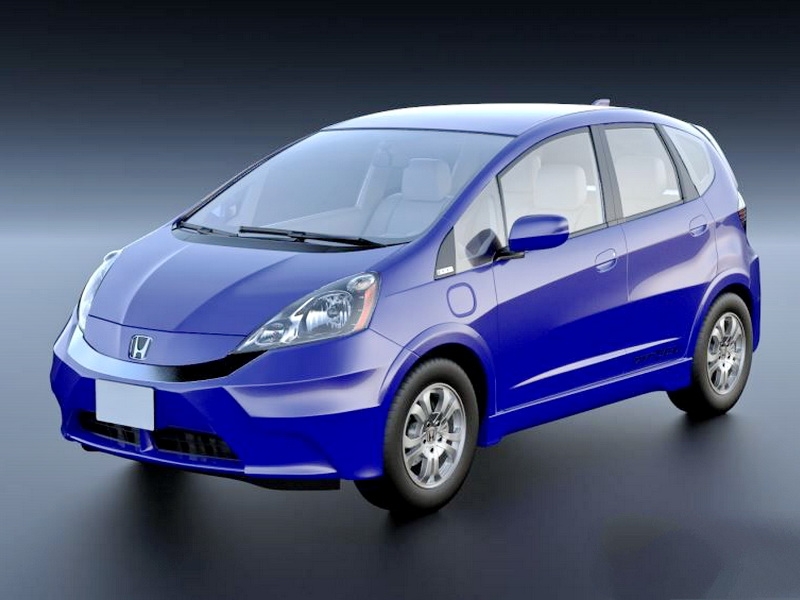 Honda Fit EV Electric Car 3d model download — 3D model download