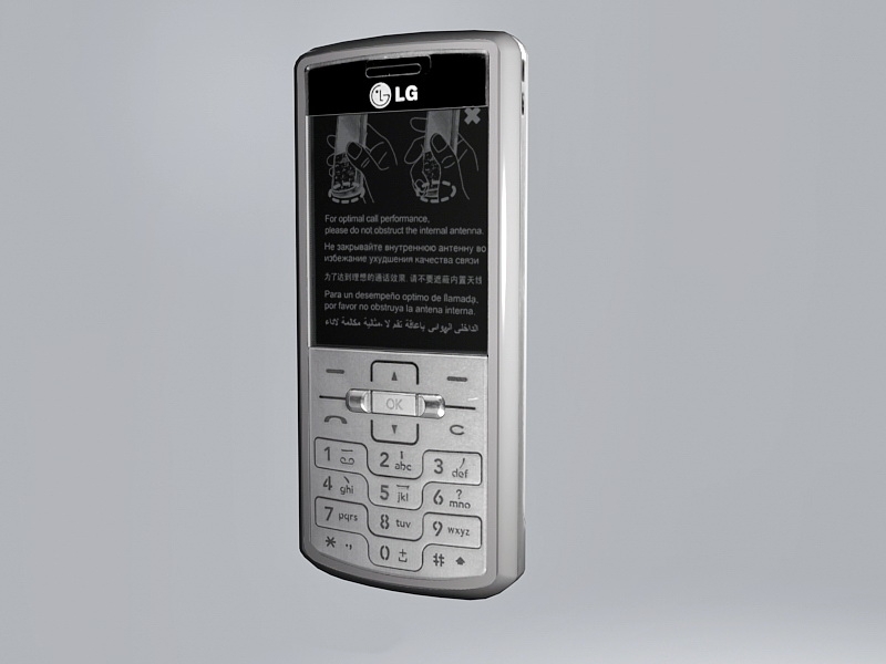 LG KG77 Shine 3d model download — 3D model download