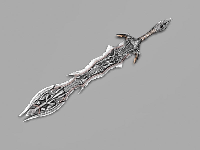 Skyrim Hell Sword 3d model download — 3D model download