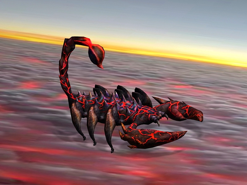 Lava Scorpion 3d model download — 3D model download