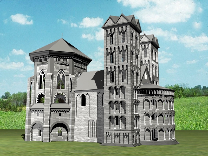 Old Castle 3d model download — 3D model download