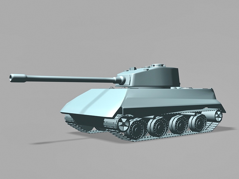 Tiger II Tank 3d model download — 3D model download
