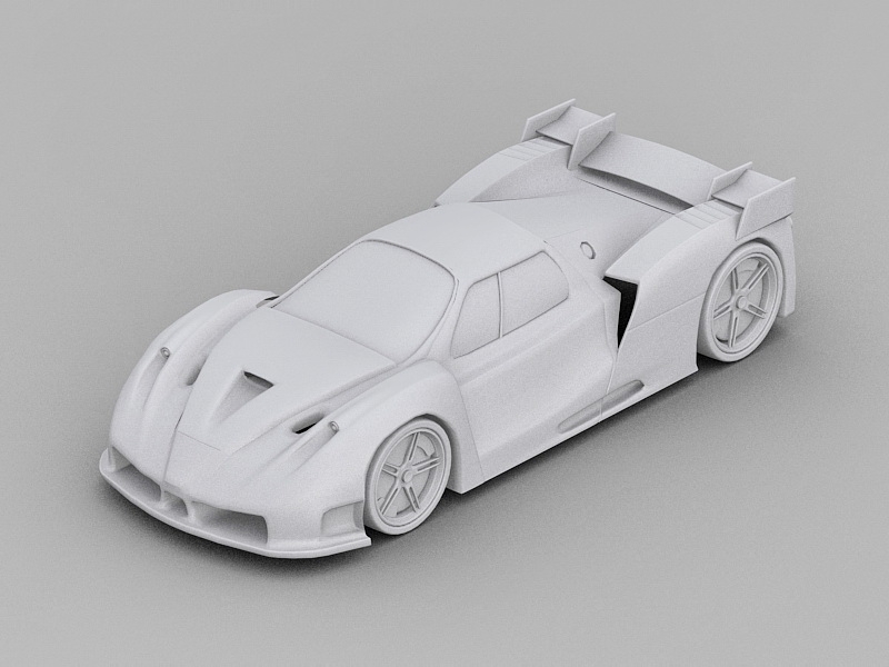 Ferrari Enzo Race Car 3d model download — 3D model download