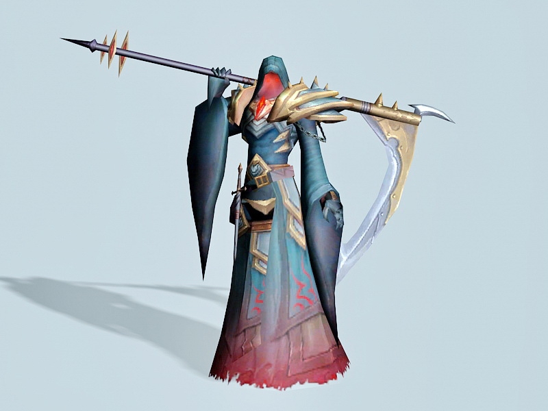 Anime Death Scythe 3d model download — 3D model download