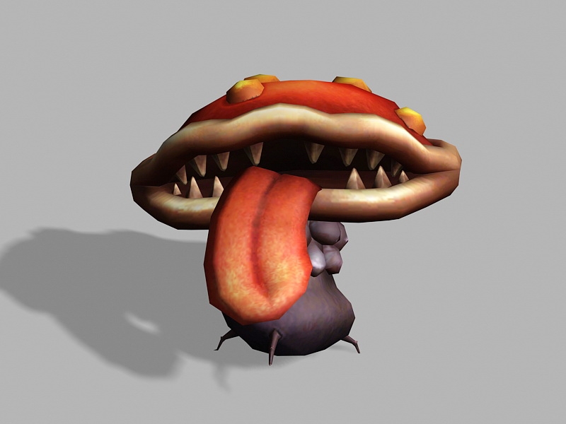 Scary Mushroom Monster 3d model download — 3D model download