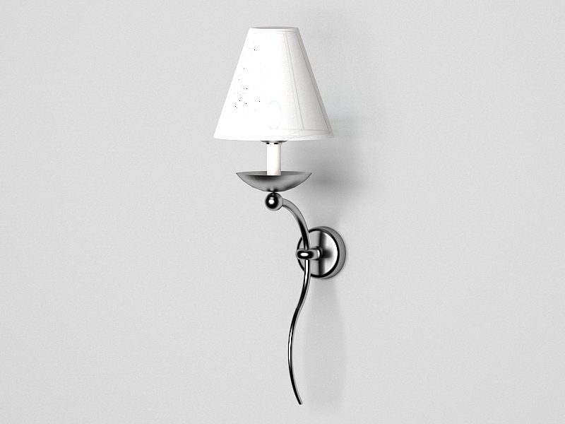 Vintage Wall Sconce 3d model download — 3D model download