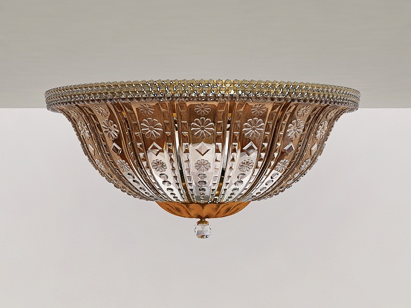 Flush Mount Ceiling Lamp 3d model download — 3D model download