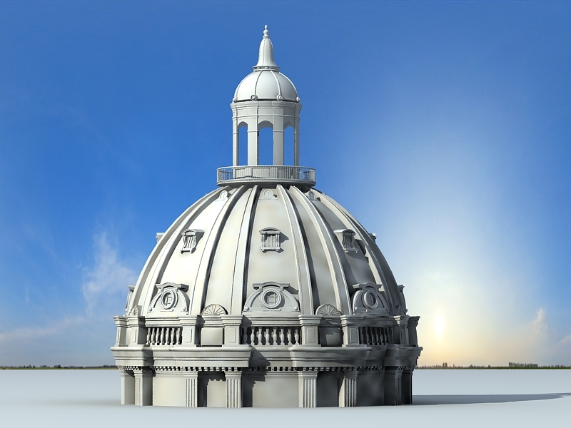 Ancient Rome Dome 3d model download — 3D model download