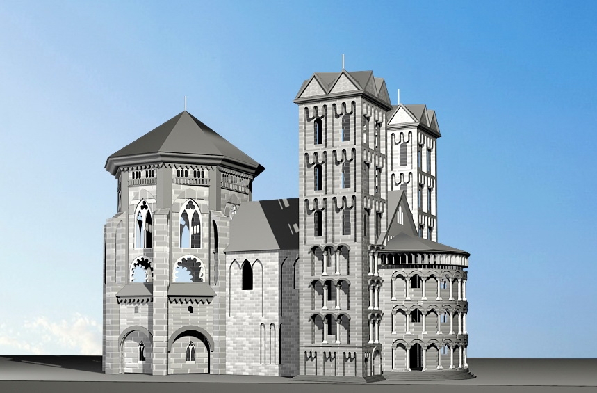 Old Castle Architecture 3d model download — 3D model download
