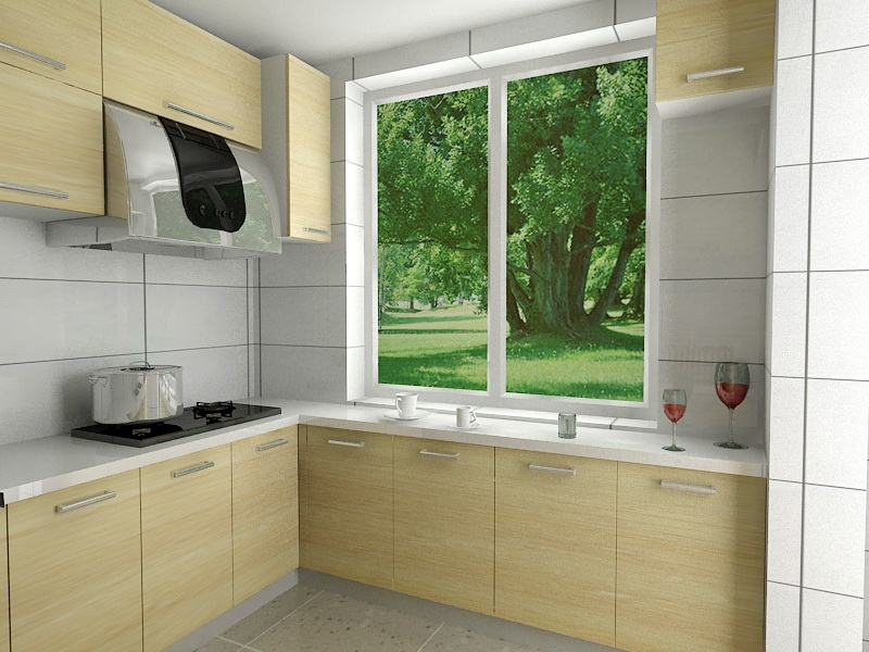 Contemporary Country Kitchen Ideas 3d model download — 3D model download