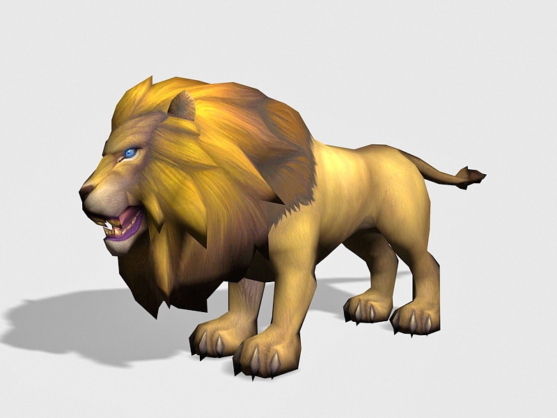 Male Lion 3d model download — 3D model download