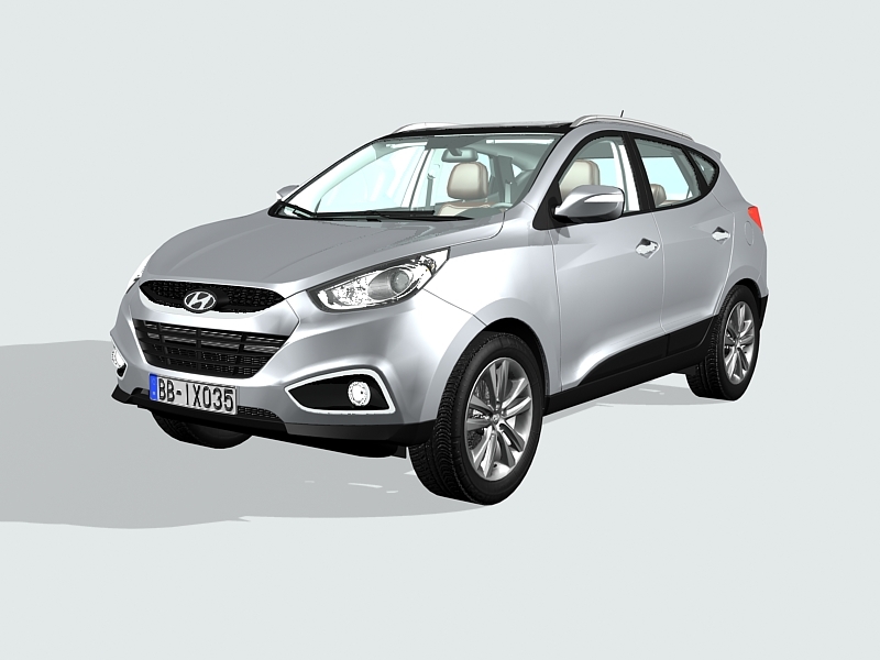 Hyundai ix35 SUV 3d model download — 3D model download