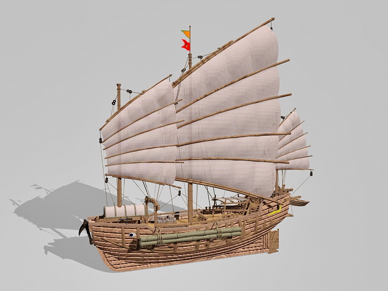 Junk Ship 3d model download — 3D model download