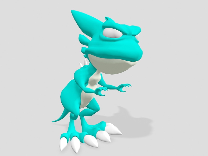 Cartoon Tyrannosaurus Rex 3d model download — 3D model download