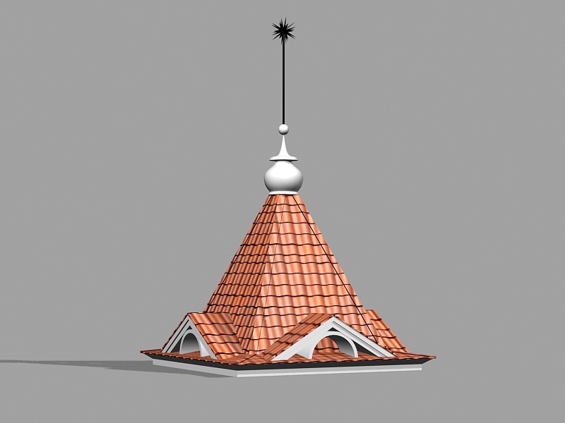 Spire and Roof 3d model download — 3D model download